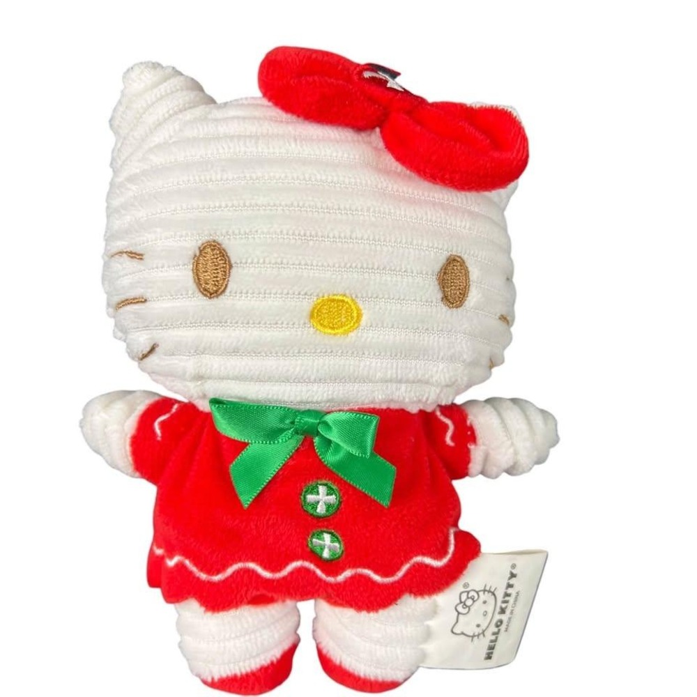 Sanrio HELLO KITTY HOLIDAY COOKIE Mini Soft Plush Stuffed Toy Christmas Outfit